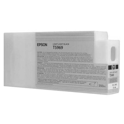 Epson T5969 (C13T596900), originální inkoust, světle světle černý, 350 ml