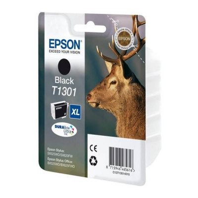 Epson T1301 (C13T13014012), originální inkoust, černý, 25,4 ml