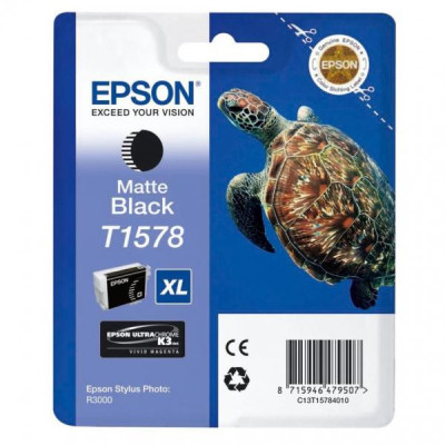 Epson T1578 (C13T15784010), originální inkoust, matně černý, 25,9 ml