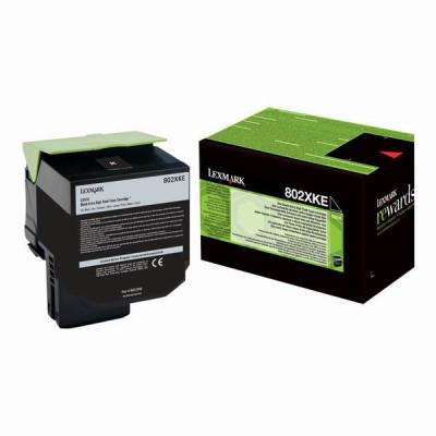 Lexmark 80C2XK0 (80C2XKE), originální toner, černý, 8000 stran