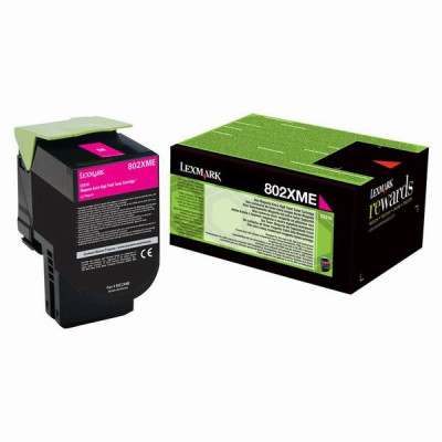 Lexmark 80C2XM0 (80C2XME), originální toner, purpurový, 4000 stran