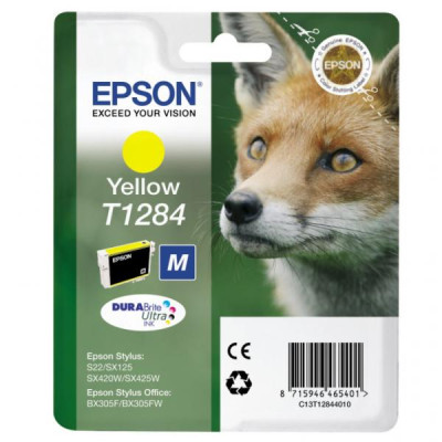 Epson T1284 (C13T12844011), originální inkoust, žlutý, 3,5 ml