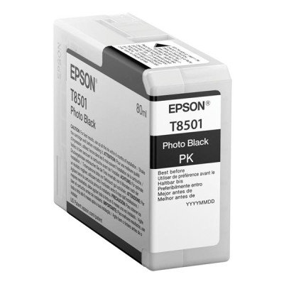 Epson T8501 (C13T850100), originální inkoust, photo černý, 80 ml