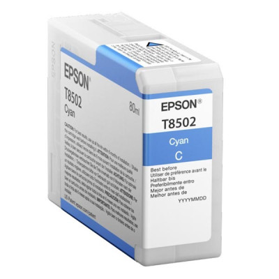 Epson T8502 (C13T850200), originální inkoust, azurový, 80 ml