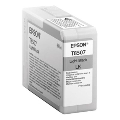 Epson T8507 (C13T850700), originální inkoust, světle černý, 80 ml