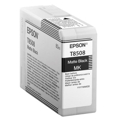 Epson T8508 (C13T85080N), originální inkoust, matně černý, 80 ml