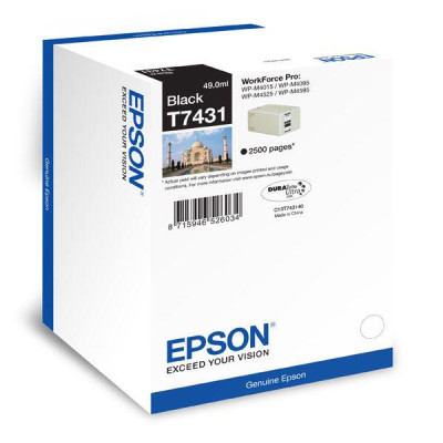 Epson T8661XL (C13T866140), originální inkoust, černý, 2500 stran (55,8 ml)