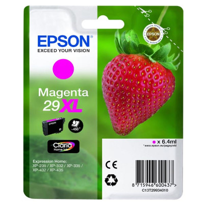 Epson T2993 (C13T29934010, T29XL), originální inkoust, purpurový, 6,4 ml