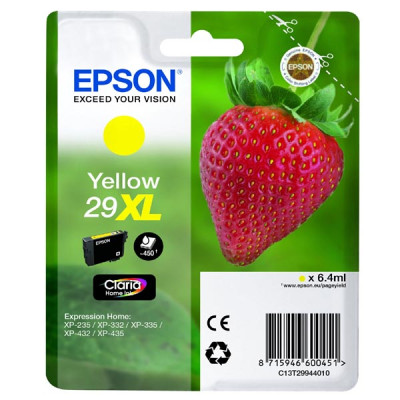 Epson T2994 (C13T29944010, T29XL), originální inkoust, žlutý, 6,4 ml