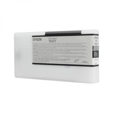 Epson T6531 (C13T653100), originální inkoust, photo černý, 200 ml