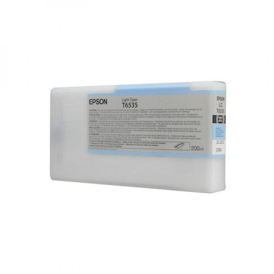 Epson T6535 (C13T653500), originální inkoust, světle azurový, 200 ml