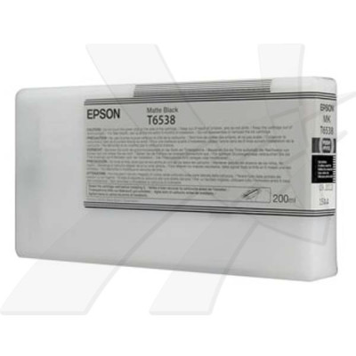 Epson T6538 (C13T653800), originální inkoust, matně černý, 200 ml