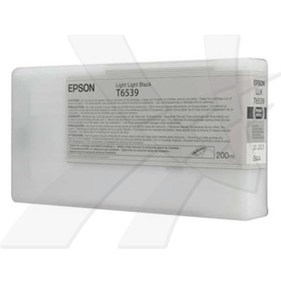 Epson T6539 (C13T653900), originální inkoust, světle světle černý, 200 ml