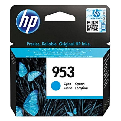 HP F6U12AE (953), originální inkoust, azurový, 700 stran (10 ml)