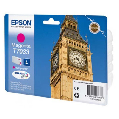 Epson T7033 (C13T70334010), originální inkoust, purpurový, 800 stran