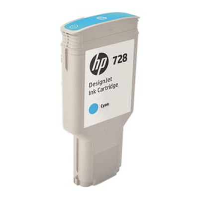 HP F9K17A (728), originální inkoust, azurový, 300 ml