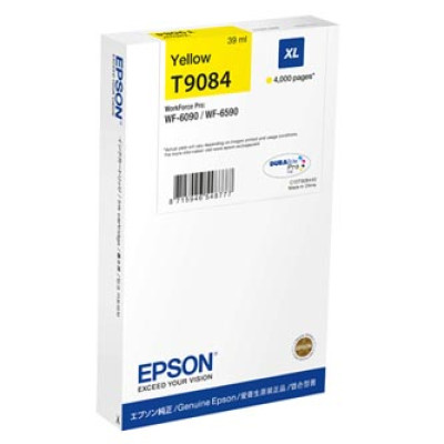 Epson T9084XL (C13T90844N), originální inkoust, žlutý, 39 ml