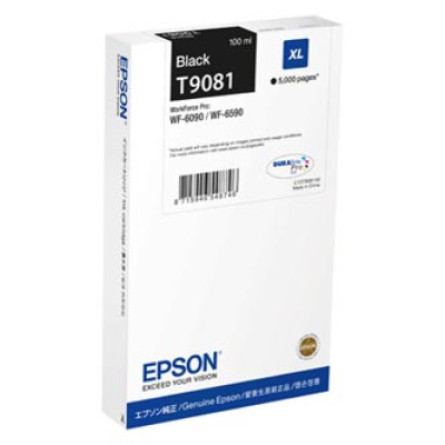 Epson T9081XL (C13T908140), originální inkoust, černý, 100 ml