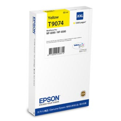 Epson T9074XXL (C13T907440), originální inkoust, žlutý, 69 ml