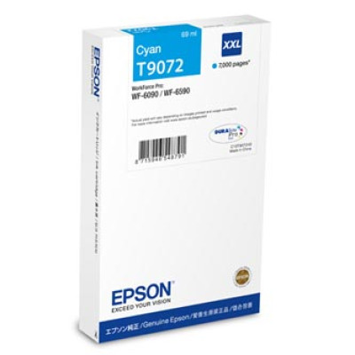 Epson T9072XXL (C13T90724N), originální inkoust, azurový, 69 ml