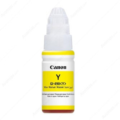 Canon GI-490Y (0666C001), originální inkoust, žlutý, 7000 stran (70 ml)