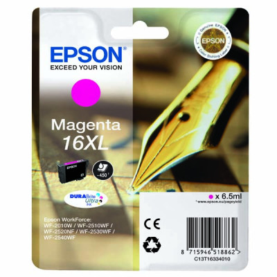 Epson T1633 (C13T16334010), originální inkoust, purpurový, 6,5 ml