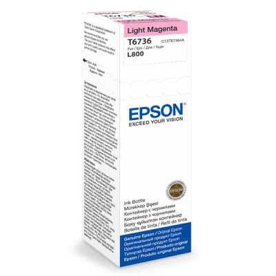 Epson T6736 (C13T67364A), originální inkoust, světle purpurový, 70 ml