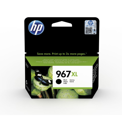 HP 3JA31AE (967XL), originální inkoust, černý, 3000 stran (68,7 ml)