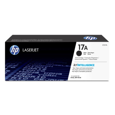 HP CF217A (17A), originální toner, černý, 1600 stran