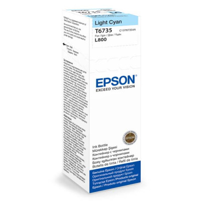 Epson T6735 (C13T67354A), originální inkoust, světle azurový, 70 ml