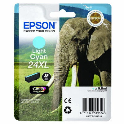 Epson T2435 (C13T24354010), originální inkoust, světle azurový, 9,8 ml