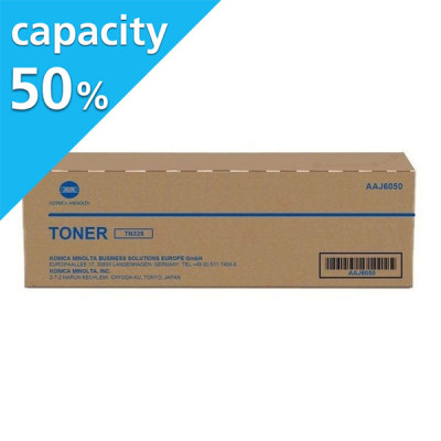 Konica Minolta TN-326 H (AAJ605H), originální toner, černý, 12500 stran