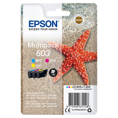 Epson T03U5 (C13T03U54010, 603), originální inkoust, CMY, 3 x 2,4 ml