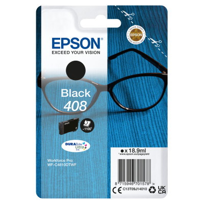 Epson T09J1 (C13T09J14010, 408), originální inkoust, černý, 18,9 ml