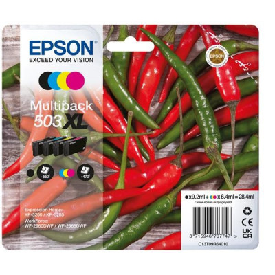 Epson T09R6 (C13T09R64010, 503XL), originální inkoust, CMYK, 550/470 stran, XL