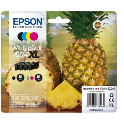 Epson T10H6 (C13T10H64010, 604XL), originální inkoust, CMYK, 500/350 stran, XL