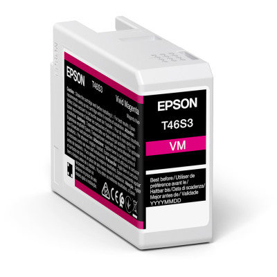 Epson T46S3 (C13T46S300), originální inkoust, vivid purpurový, 25 ml