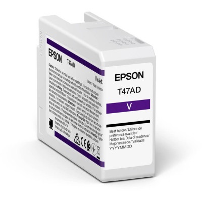 Epson T47AD (C13T47AD00), originální inkoust, fialový, 50 ml