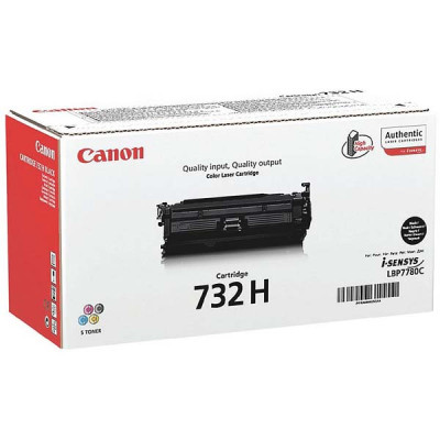 Canon CRG-732HBk (6264B002), originální toner, černý, 12000 stran