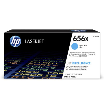 HP CF461X (656X), originální toner, azurový, 22000 stran