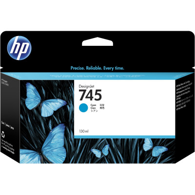 HP F9J97A (745), originální inkoust, azurový, 130ml