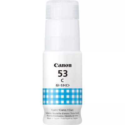 Canon GI-53C (4673C001), originální inkoust, azurový, 3700 stran (60 ml)