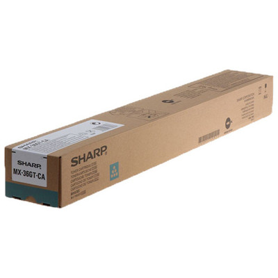 Sharp MX-36GTCA, originální toner, azurový, 15000 stran