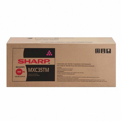 Sharp MX-C35TM, originální toner, purpurový, 6000 stran