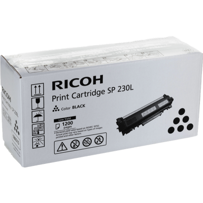 Ricoh 408295 (SP 230L), originální toner, černý, 1200 stran