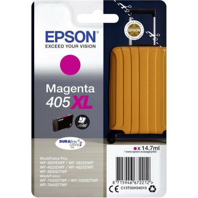 Epson T05H3 (C13T05H34010, 405XL), originální inkoust, purpurový, 14,7 ml, XL