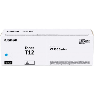 Canon T12C (5097C006), originální toner, azurový, 5300 stran