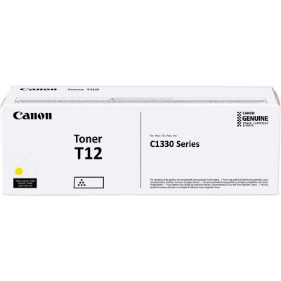 Canon T12Y (5095C006), originální toner, žlutý, 5300 stran