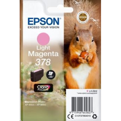 Epson T3786 (C13T37864010), originální inkoust, světle purpurový, 4,8 ml