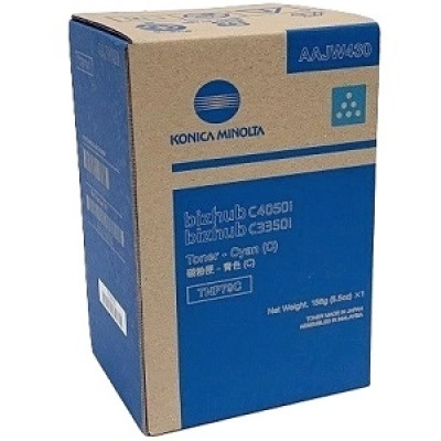 Konica Minolta TNP-79C (AAJW450), originální toner, azurový, 9000 stran